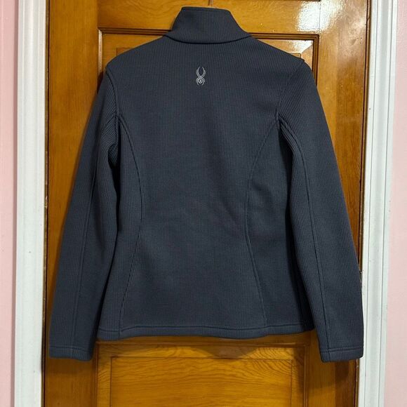 Spyder Grey Full Zip Jacket Women’s US Large - Picture 5 of 8
